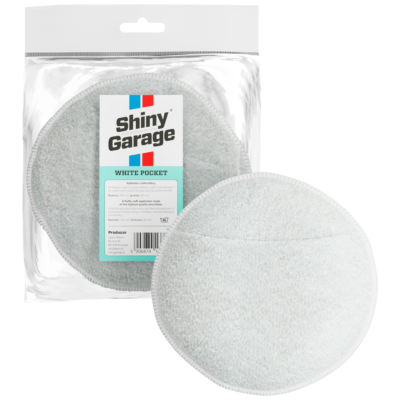 SHINY GARAGE White Pocket Microfiber Applicator